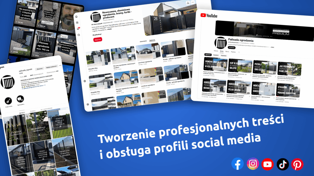 Filmy reklamowe YouTube Facebook Instagram social media